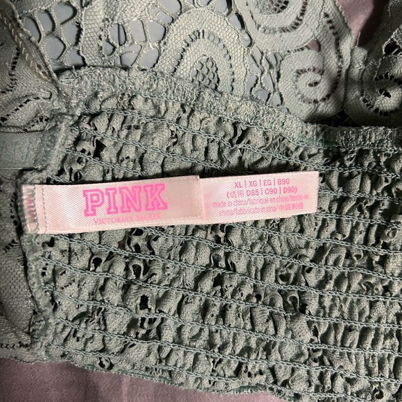 PINK Victoria's Secret Lace Bralette in Gray - Picture 3 of 3